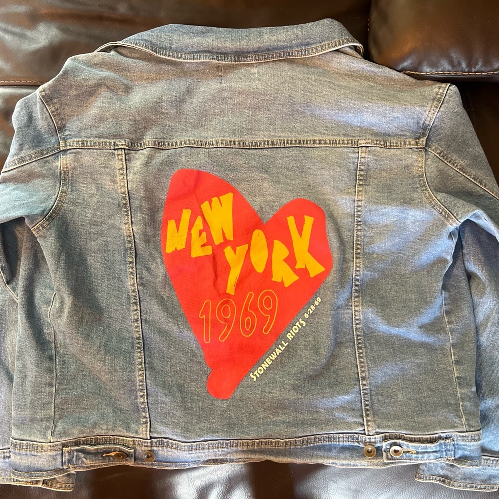 Target Pride Stonewall riots Denim Jacket